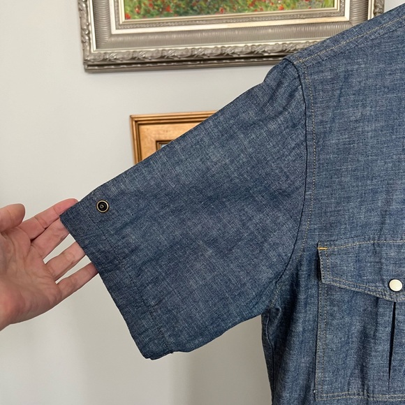 Billy Reid Chambray Jumpsuit size S - Picture 5 of 16